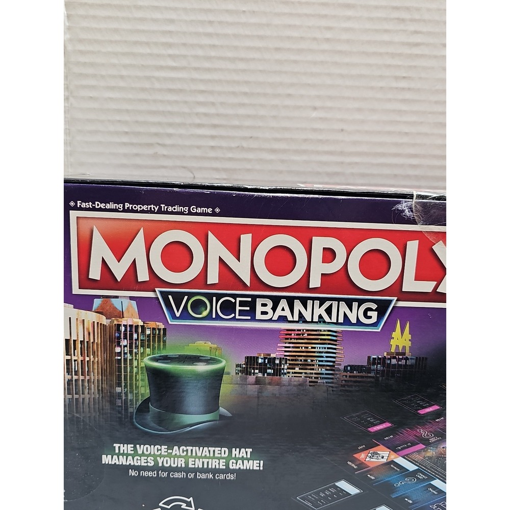 2018 Monopoly Voice Banking Board game Brand New - Picture 3 of 6